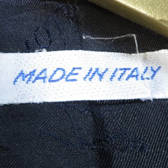 Brioni Dark Navy Suit Jacket w/ Vertical Stripes